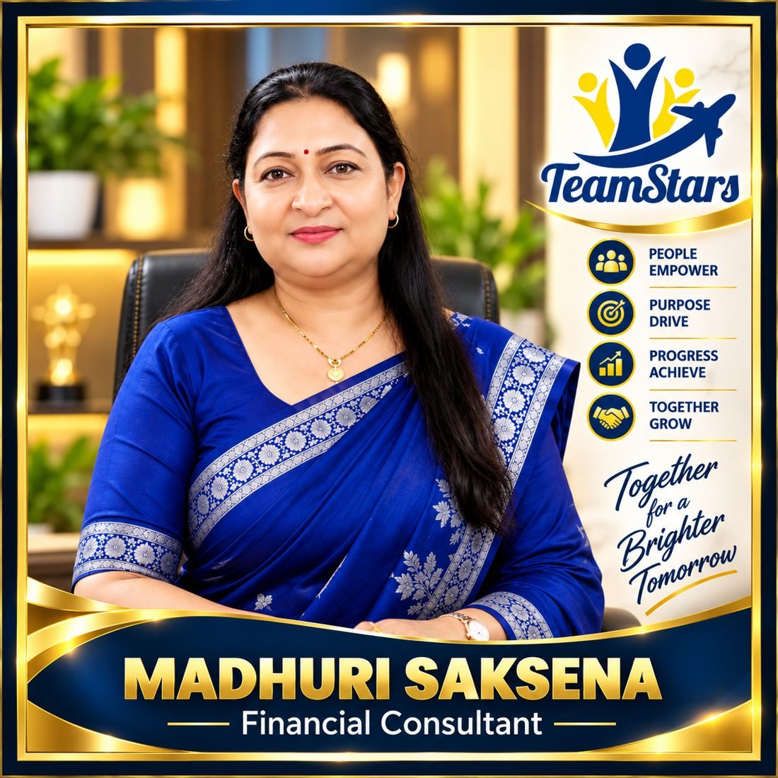 Madhuri Saksena — TeamStars Bima Sakhi member